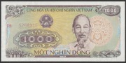 Wietnam 1000 dong 1988 - DB -   Ho - stan bankowy UNC