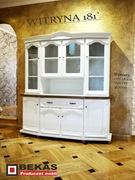Stylowa Witryna 181` Barek Biały Dąb Prowansalski BEKAS Producent Mebli 