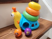 ZABAWKA INTERAKTYWNA NA BATERIE ŚLIMAK Z KULKAMI I KÓŁKAMI