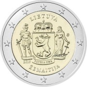 2 Euro - Litwa z 2019 roku.