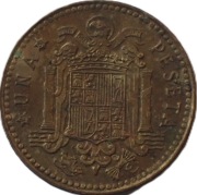 Hiszpania 1 peseta z 1975 (-80) roku - OBEJRZYJ MOJĄ OFERTĘ