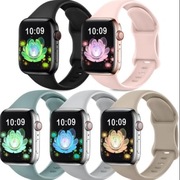 ZESTAW PASEK DO ZEGARKA SYLIKONOWE APPLE WATCH 38/40/41 mm 5 KOLORÓW