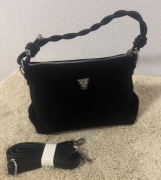 Piękna torebka z naturalnego zamszu i ekoskóry. 