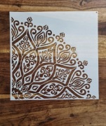 Szablon Mandala -wzór 60x60cm szablon 30x30cm, malarski tynk , DIY, C21