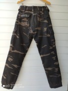 Spodnie motocyklowe John Doe moro z kevlarem – stan bardzo dobry 