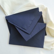 Papier czerpany Koperta B6 Navy blue (10 szt)