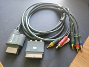 Kabel Microsoft Xbox 360 Component HD AV z adapterem EURO chinch