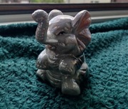 Słoń ozdoba dekoracja porcelana duży prezent 