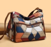 Nowa torebka damska, listonoszka regulowany pasek Wielokolorowa 