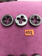 172. Zestaw 3 narzynek metrycznych M12 drobnozwojnych, FWP