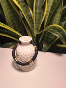 Bransoletka czerń zloto