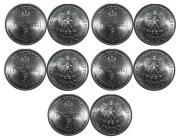5x10000 ZŁOTYCH 1991-200.ROCZNICA KONSTYTUCJI UNC W HOLDERACH