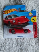 Nowy Dino 206 GT Hot Wheels model 150/250 kolekcja 2026 Ferrari zabawka