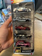 HOT WHEELS - NIGHTBURNERZ - 5 PACK - 5 PAK - 5 AUT - ZOBACZ TEŻ POZOSTAŁE