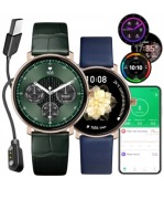 Smartwatch GlacierX Noa GX-N247 dwa paski plus szkło ochronne
