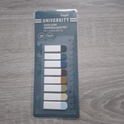 Zakładki indeksujące PET 200 szt 12x45 mm Kayet University