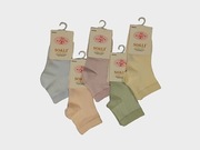 5 Par Bawełniane Skarpety Dziewczęce