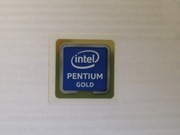 Naklejka INTEL PENTIUM GOLD + książeczka 2 ^