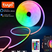 1m RGB Neon LED Strip IP65 – Wodoodporny Elastyczny pasek świetlny RGB