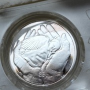 Brytyjskie Wyspy Dziewicze 5 Dolarów 2013 r srebro 999