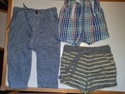 Zestaw letnich spodenek w rozmiarze 74/80