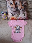 Prześliczne body niemowlęce dla dziewczynki Nowe 