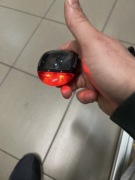 Lampka Rowerowa Solar LED Czerwona Tylna Bezpieczeństwo Noc