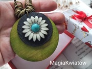 Wisiorek Vintage zieleń