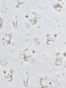 Pościel niemowlęca, dziecięca 120x90  100% bawełna ,  wzór myszki