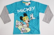 nowa Disney Myszka Mickey Miki 122/128 super jakość długi rękaw longsleeve