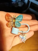 Zatyczka na słomkę Motyl 