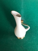 Wazon porcelanowy ecru + złoto Bavaria Seltmann