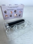 MASAŻER do twarzy, mały poręczny na baterię AA + końcówki