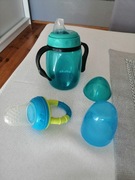 Kubek niekapek i smoczek do owoców 