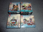 Lego Ninjago mikro Miasto 40703 Doki 40704 Ogrody 40705 Rynek 40706 OKAZJA