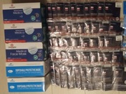 Maseczki jednorazowe firmy Zlinden, Opharm i wielorazowe firmy Brubech.