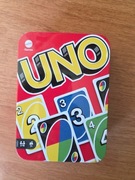 Mattel Uno karty gra karciana wersja kolekcjonerska pudełko HGB63