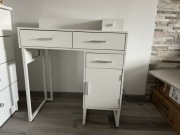Biurko / Toaletka biała z szufladami – funkcjonalne, kompaktowe