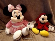 Maskotki Disney Myszka Minnie Duża i Miki