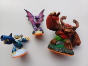 Skylanders Giants - Figurki postaci Cynder, Jet-Vac i Tree Rex