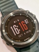 Germin Fenix 3 Sapphire pasek stal i sylik, GWARAN