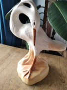 Figurka czapla  ładnie się prezentuje 