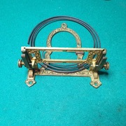 System mosiężny do mocowania mechanizmu zegara wiszącego ze śrubami