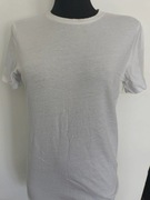 Biała koszulka t-shirt bluzka bawełniana 158/164