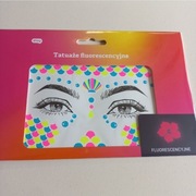 Tatuaże neonowe, fluorescencyjne,koncert,sylwester,impreza