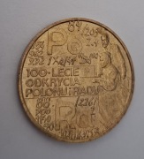 Moneta 2 zł 100-lecie odkrycia radu i polonu