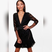 SUKIENKA SEXI BLOGERSKA BOOHOO KORONKA