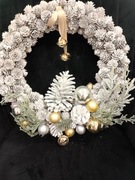 Wianek, wieniec ręcznie robiony, ozdobny, świąteczny na drzwi