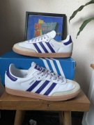 Buty damskie adidas samba og fioletowe 38.5 24cm skórzane damskie