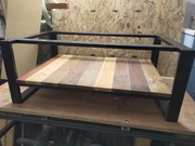 Stalowa rama stołu czarna typu loft